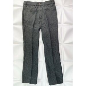 Levis Mens Sz 33x32 Gray Dacron Polyester Bootcut Pants USA Made